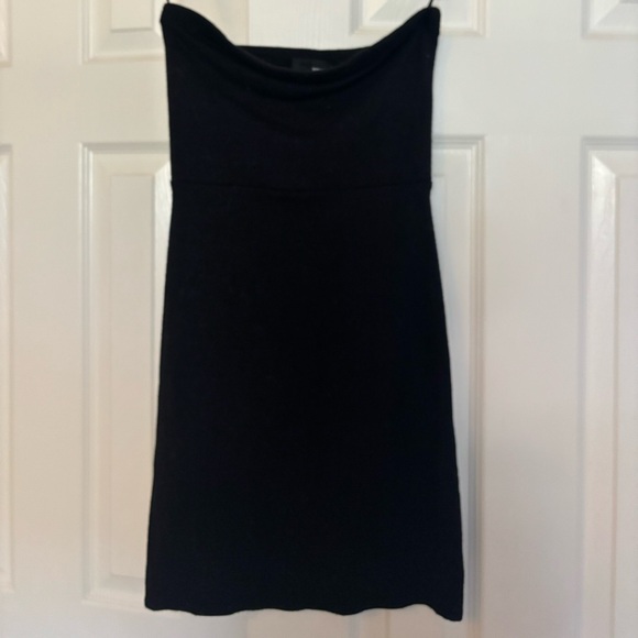 Aritzia Wilfred free Black XXS strapless tube mini dress - Picture 5 of 7
